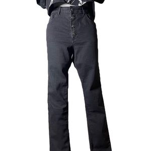 Zara women's skinny ankle high waist jeans - black Size 32